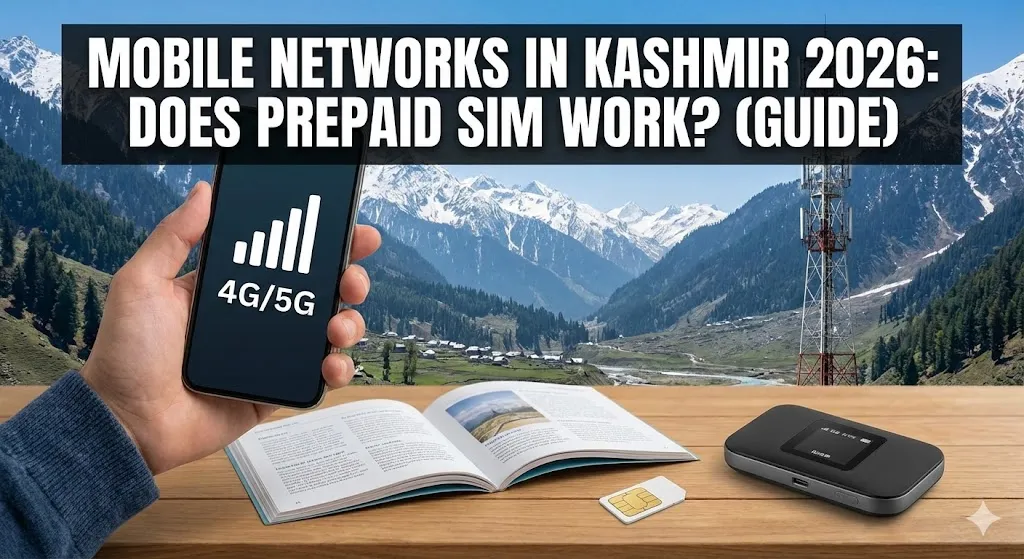 Mobile Networks in Kashmir 2026: Does Prepaid Sim Work? (Guide)